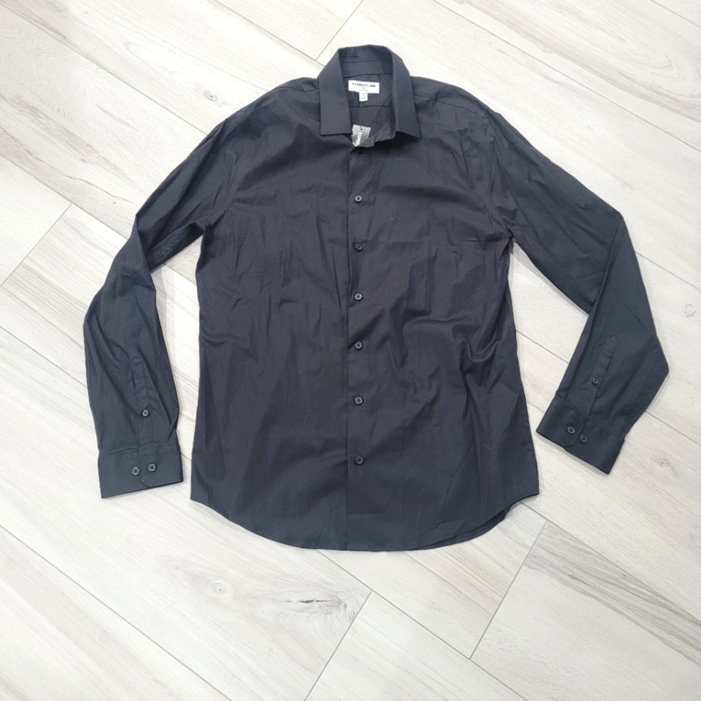 NWT Express 1MX Extra Slim Button Down Shirt Large